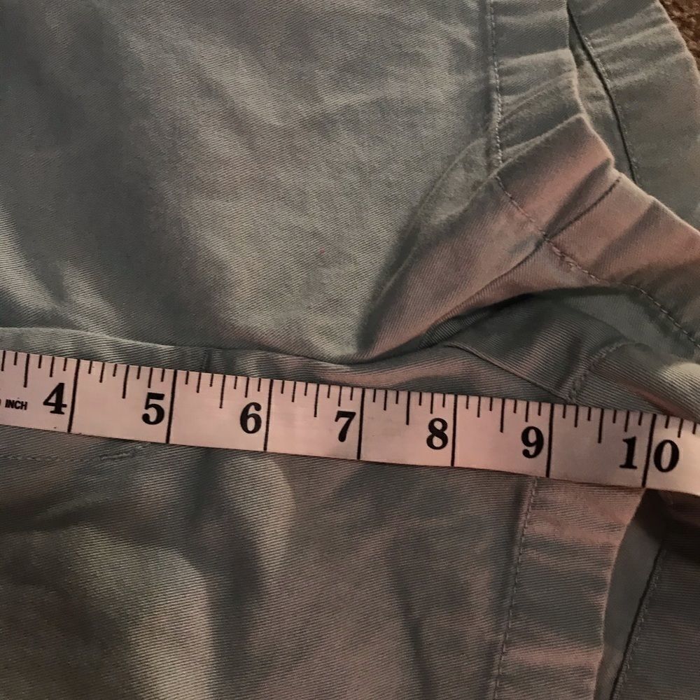 J Crew Chino Shorts Size 00 Mint Green 100% Cotton - Picture 7 of 11